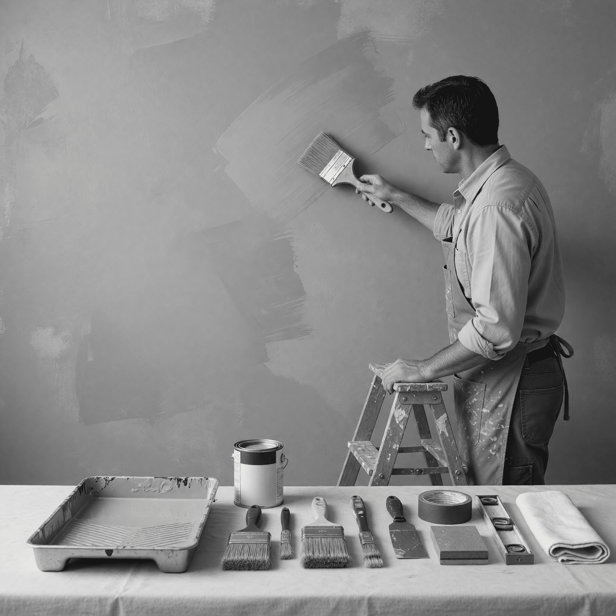 Colocación experta de papel pintado en paredes decorativas